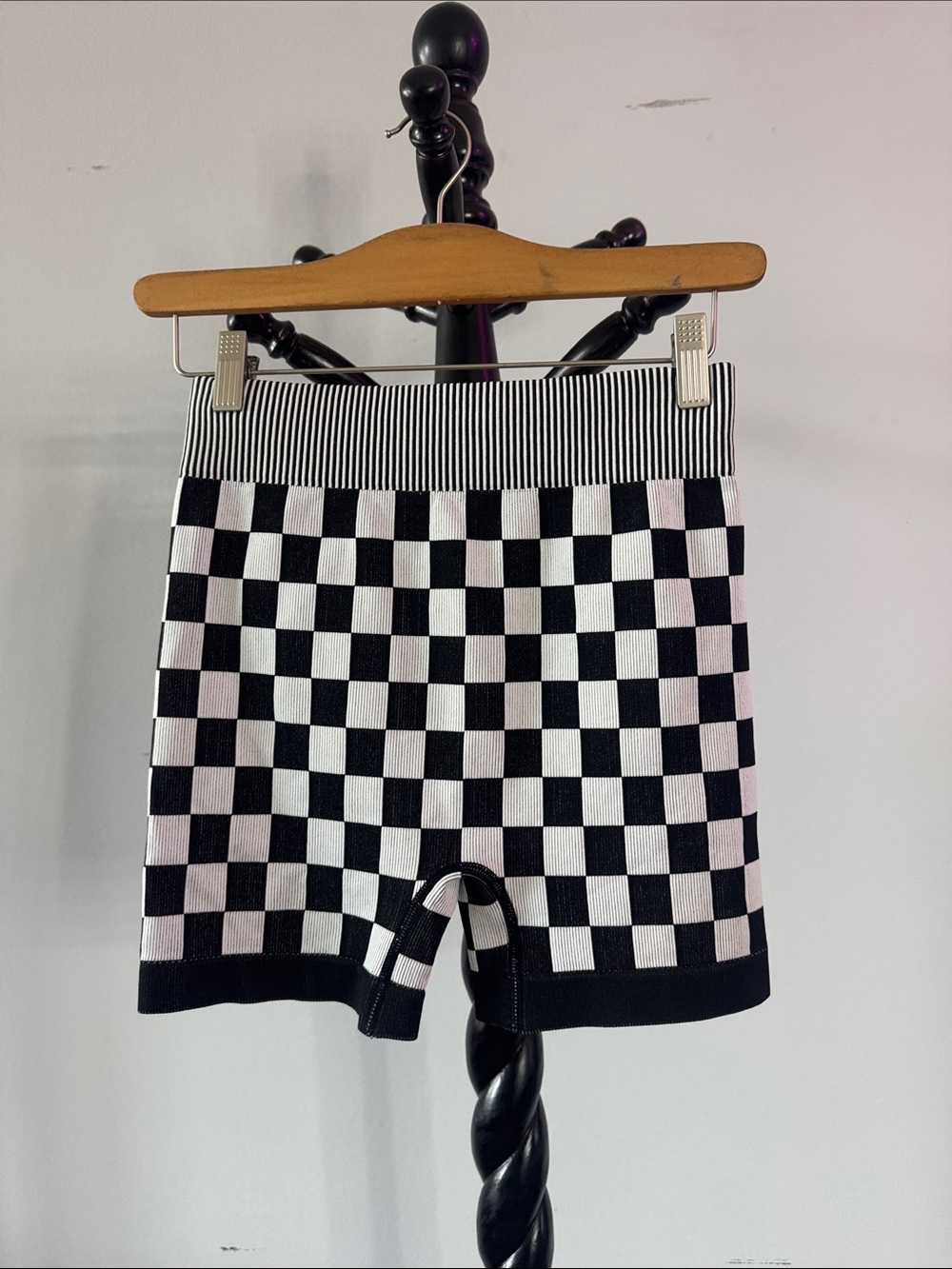 Kimberly C Checkered Shorts